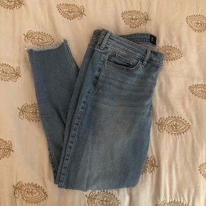 Hollister Distressed Crop Jeans